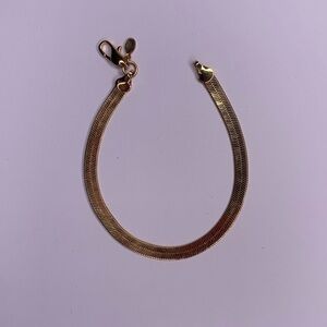 14K Electroplated Yellow Gold Bracelet